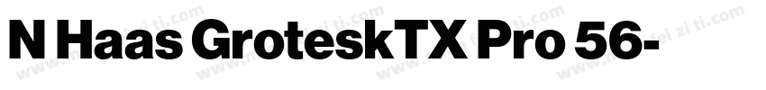 N Haas GroteskTX Pro 56字体转换